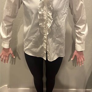 MaxMara White Button Down Shirt